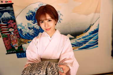 [VR] [8K] Young Proprietress of a Small Ryokan (Apprentice!) Aya Nogi's friendly and slender body provides a rich reception for my dick and her body is intertwined with my body in a lewd and intimate healing sex! gallery