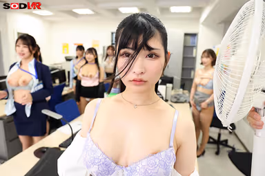 [VR] [8K] Time Stop World - Female Employee Panic - Office workers don't know they are being r**ed...Silent domination. gallery