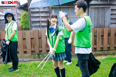 VR] [8K] [High Quality Tracking Perspective] Capturing and whoring a girl with a beautiful heart who participates in local trash pickup on her day off. gallery