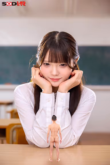 VR] [8K] 15cm tall eye line VR I was transformed into a dwarf and followed my favorite girl Rei to her school, where an epic adventure awaited me. gallery
