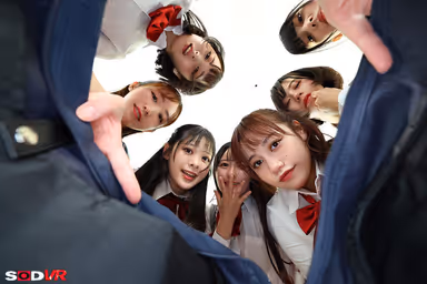 VR] [8K] 15cm tall eye line VR I was transformed into a dwarf and followed my favorite girl Rei to her school, where an epic adventure awaited me. gallery