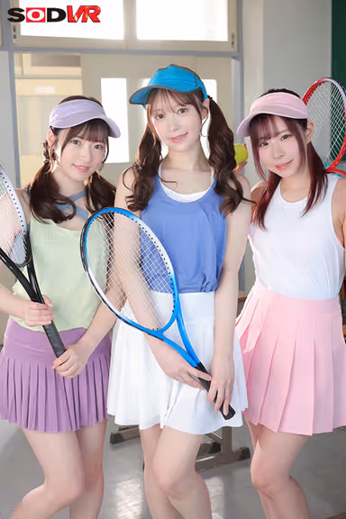 VR] [8K] [Sweat, Spit, Squirting, Urine] Boku who is forced to deal with the body fluids of the J-types of the tennis club after club activities. gallery