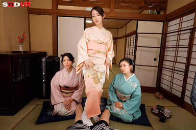 [VR] [8K] Cursing Ryokan - Beautiful Proprietress's Outbursts, Condescension, and Scornful Service Leads to Extreme Ejaculation Hell gallery