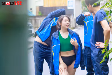 VR] [8K] I'm Worried About My Beloved Daughter Who Attends Track Club Practice Alone with the Girls, So I Do a Full Body Check Every Day After Practice Hikaru Minazuki gallery