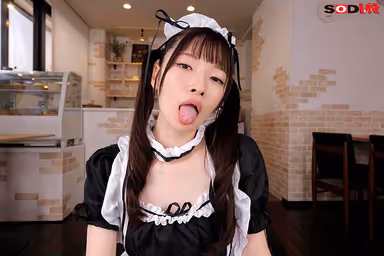 [VR] [8K] Body Fluid Cafe - Cool Maid's Naked Apron and Body Fluid Service - Uesaka Mei gallery