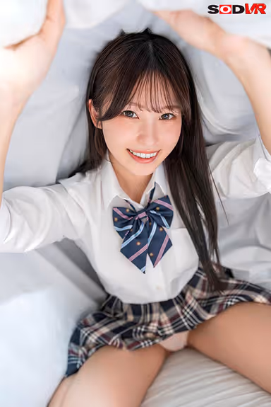 [VR] [8K] Compatible lovey-dovey sex under the futon with a classmate, Sora Shinkawa, faking a temporary illness during a school trip. gallery