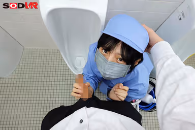 8K] N, a Restroom Cleaner at Honmachi XX Building in Nakano-ku, Tokyo, Who Was Dismissed as a Bottom-Quarters Worker Who Would Pull You Out If You Asked Her to, but Unexpectedly She Became a Pervert and R**ed You in Reverse! gallery