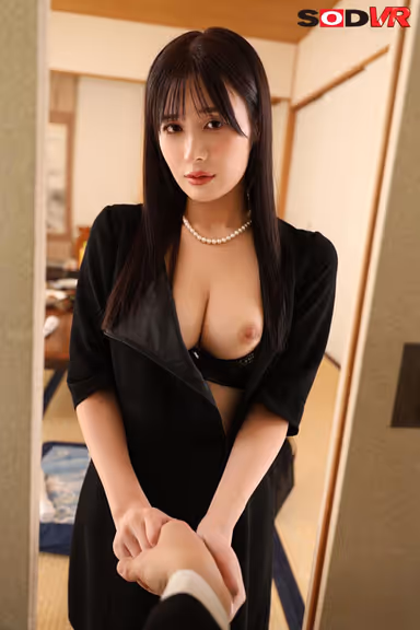 [VR] [8K] I returned home for my brother’s first anniversary memorial service and found myself lusting after my sister-in-law in her mourning clothes… After catching her masturbating while holding his portrait, she asked me, “Be my husband just for today,” and turned me into her stand-in sex toy… Riho Fujimori gallery
