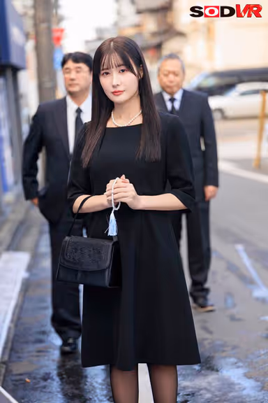 [VR] [8K] I returned home for my brother’s first anniversary memorial service and found myself lusting after my sister-in-law in her mourning clothes… After catching her masturbating while holding his portrait, she asked me, “Be my husband just for today,” and turned me into her stand-in sex toy… Riho Fujimori gallery