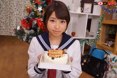 [VR] "My Lover Is 18 Years Old" Mahiro Tadai 7 Consecutive Cum Shots At A Christmas Party! gallery