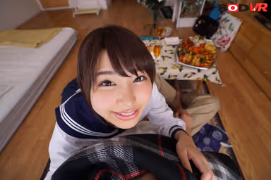 [VR] "My Lover Is 18 Years Old" Mahiro Tadai 7 Consecutive Cum Shots At A Christmas Party! gallery