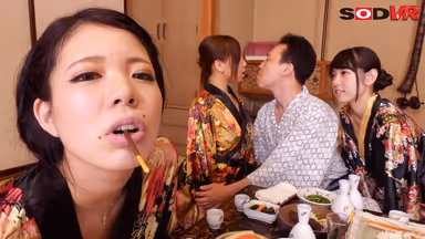 [VR] I Ordered A Hot Spring Companion For The First Time Ever! I Was Jealously Watching My Handsome Friend Get It On Next To Me, But Then The Girl Attending Me Suddenly Flipped Her Eros Company Switch On! "So, Shall We Fuck Raw Too?" My Friend Fell A****p, So I Got All Of The Hostess Babes For Myself And We Had Ourselves A Harlem Fuck Fest Creampie 3 Cum Shot Special! gallery