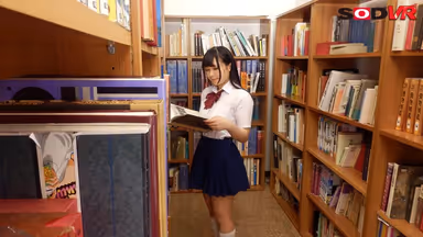 [VR] Multiple POV VR. Look Up The Skirt Of This Beautiful Girl In The Library! Pursue Her To The End And Have Your Way With Her Body, Even Fucking Her And Cumming Inside! gallery