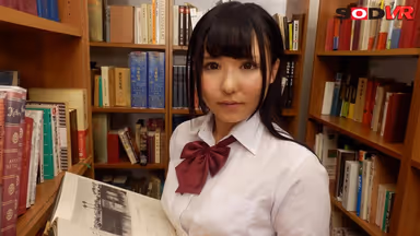 [VR] Multiple POV VR. Look Up The Skirt Of This Beautiful Girl In The Library! Pursue Her To The End And Have Your Way With Her Body, Even Fucking Her And Cumming Inside! gallery