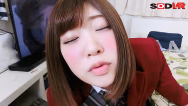 [VR] Watching Porn Alone With My Classmate! Watching One Sexy Scene After Another For The First Time Causes Her To Get Wet Enough That I Can See It Through Her Panties... gallery