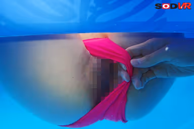 [VR] First Time In VR History! Sneak Underwater To Spy On This Innocent E-Cup College Girl At Her Mansion Pool Then She Fucks You Twice After Making Her Cum! gallery