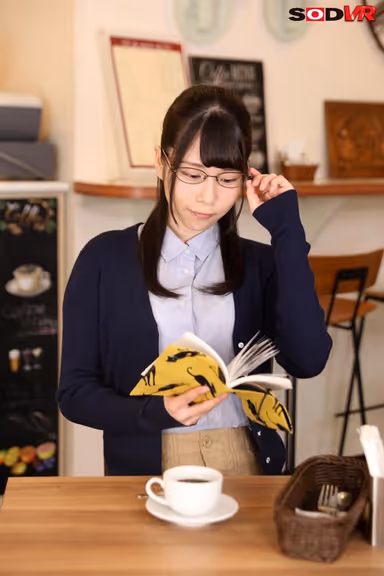 [VR] This Neat And Clean Plain Jane Girl Is Actually A Slutty Bitch She'll Read This Erotic Novel Into Your Ear While Straddling You And Shaking Her Ass! gallery