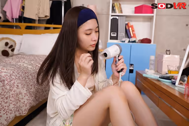 [VR] [A New Sensation! The No Makeup VR Experience] When I Missed The Last Train Home, I Ended Up Staying At The Home Of My Female Colleague... But When She Got Ready For Bed And Showed Up With No Makeup, She Looked So Cute That I Got Super Horny! Yukine Sakuragi gallery