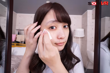 [VR] [A New Sensation! The No Makeup VR Experience] When I Missed The Last Train Home, I Ended Up Staying At The Home Of My Female Colleague... But When She Got Ready For Bed And Showed Up With No Makeup, She Looked So Cute That I Got Super Horny! Yukine Sakuragi gallery