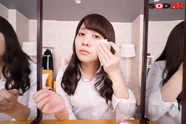 [VR] [A New Sensation! The No Makeup VR Experience] When I Missed The Last Train Home, I Ended Up Staying At The Home Of My Female Colleague... But When She Got Ready For Bed And Showed Up With No Makeup, She Looked So Cute That I Got Super Horny! Yukine Sakuragi gallery