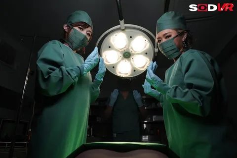 VR - Super Cute Gal Nurses Interrupt My Surgery! - My Surgeon Takes A Break During My Procedure, And I'm Left Alone With 2 Nurses - They Remove Their Masks To Reveal Blonde Curly Hair, Fake Nails, Fake Eyelashes, And Faces Caked In Make-Up! gallery