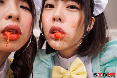 (VR) Chewing VR Devilish Maids Serve Their Super Masochistic Master gallery