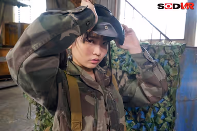 VR - Survival Game - A Strong-Willed Military Girl Gets Knocked Down And Fucked On The Battlefield! - Aoi Kururugi gallery