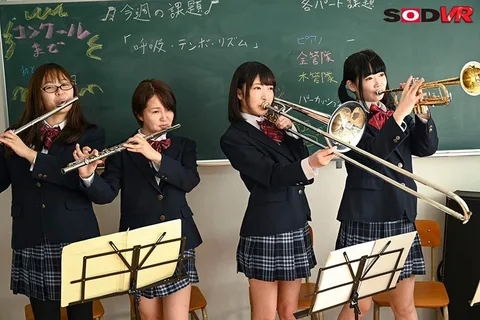 VR - Become A Consultant To The School's Brass Band - A Fresh Face Does Her First VR - Miruku Matsushita gallery