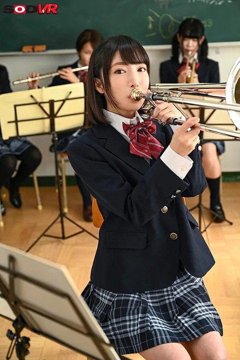 VR - Become A Consultant To The School's Brass Band - A Fresh Face Does Her First VR - Miruku Matsushita gallery