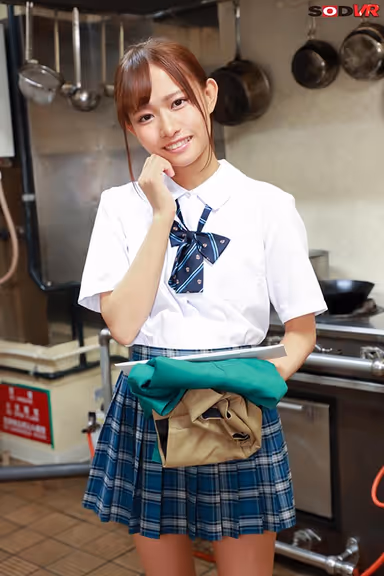 [VR] Restaurant Manager Makes His Teen Waitress Serve Customers While Wearing A Remote-Controlled Vibrator. Ten Hasumi gallery