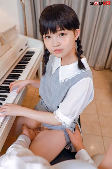 [VR] Haru-chan, 3rd Year, 2nd Class. 142cm: Temptation During The Piano Lesson gallery