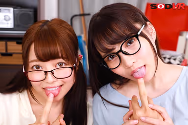 [VR] My Horny Stepsisters When My Dad Got Remarried, I Ended Up With 2 New Stepsisters And They Were So Horny They Keep Cumming After Me For Sex Whenever Our Parents Aren't Looking, And They Always Make Me Cum Twice Chiharu Miyazawa x Aoi Kururugi gallery