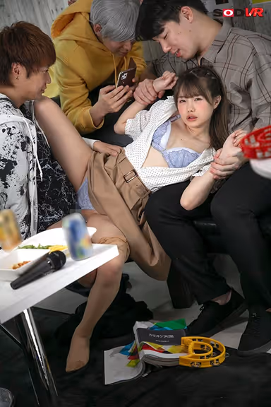 [VR] Innocent Freshman From The Country Gets Gang Banged - Popular Guys Invited Her Out To Party But Passed Her Around Instead - I Was Working At The Same Place, But Instead Of Rescuing Her, Watching Her Get Ravished Only Turned Me On, And When The Guys Invited Me To Join In... gallery