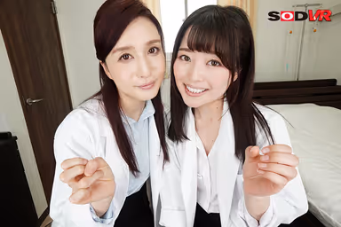 [VR] [JOI x Female Doctor] Wonderful JOI Treatment By Two Female Doctors In An Ejaculation Control Clinic. Masturbation Control Program Regulated By Clever Dirty Talk And Constant Interruptions. gallery
