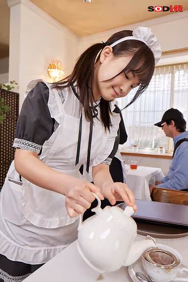 [VR] Maid Delivery Negotiate With A Maid's Side Job Letting Her Guard Down At A Guy's House, She Bends Over With Her Ass In His Face, And Suddenly Gets Fucked And Earns An Extra Helping Of Cum On Her Cute Little Face gallery