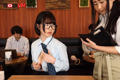 [VR] [Self-shot Exhibitionist] She's A Modest Girl With Glasses From The City... Stopping At A Cafe On Her Way Home From School To Take Off Her Uniform And Then Show Off Her Big Tits And Pretty Nipples. All It Takes Is One Look In Her Direction To Get Hard For That Hot Body... gallery