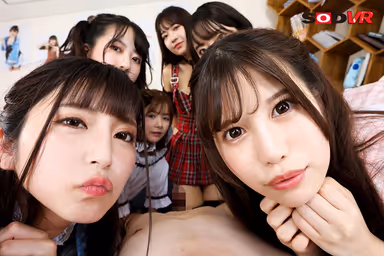 [VR] Amazing Full-body Licking For The Ultimate Idol Harem VR. Your Top Favorite Idols That You Love Surround You And Lick Your Dick As Well As From Head To Toe, Licking You All Together Non-stop All Across Your Body Right Up To Your Face! From There It's Raw Fucking With Each Idol For Pregnancy Fetish And Creampie SEX! gallery