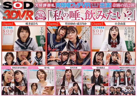 [VR] Drool-Drinking VR 2 Super Select Drool Of Beautiful Woman A 12-Ladies Special!