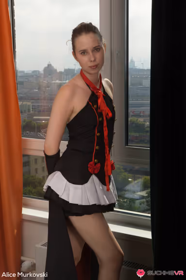 Alice Murkovski In Naughty Uniform Play With A Big Dick Fellow gallery