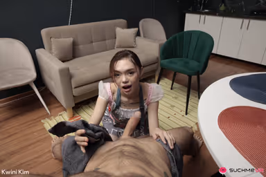 Skinny Babe Kwini Kim Rides Cock Like A Pro gallery