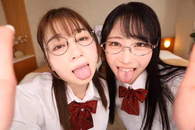 VR] Being Called by the Student Council with Big Tits and Plump Glasses and Exploited Until My Sexual Desire Died Out gallery