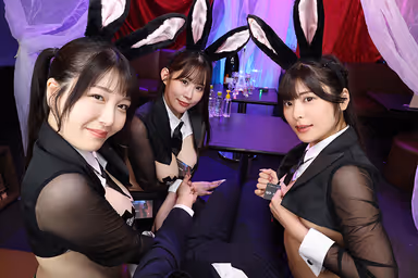 VR] Members' Luxury Lounge Back Op Big Tits Bunny Nakadashi Harem gallery
