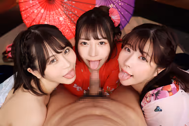VR] Harem Orgy of Beautiful Big-Breasted Women Competing for My Penis gallery