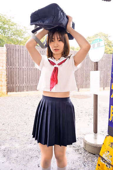 [VR] With You, Who Was Dripping Wet at the Bus Stop During A Sudden Rain On A Summer Day... Meru Ito, Mizuki Yayoi. gallery
