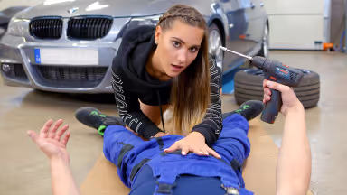 Fit Babe Loves to Fuck Near Posh Cars gallery