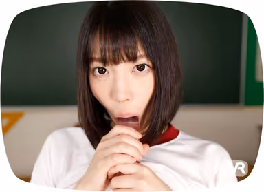 [VR] Koharu Suzuki Skipping Class For Secret Blowjob gallery