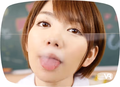 [VR] Mayu Nozomi My First Kiss With Mayu-chan In An Empty Classroom After School gallery