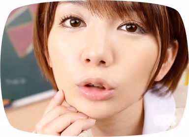 [VR] Mayu Nozomi My First Kiss With Mayu-chan In An Empty Classroom After School gallery