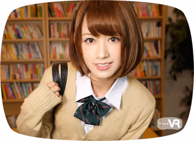 [VR] Airi Kijima Intense Orgasm! Secret In The Library gallery