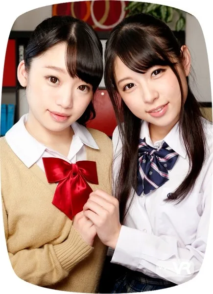 Yuna Himekawa Lena Aoi They'll Look Into Your Eyes As They Give You A Double Blowjob gallery